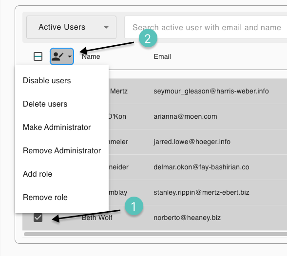 Bulk Actions